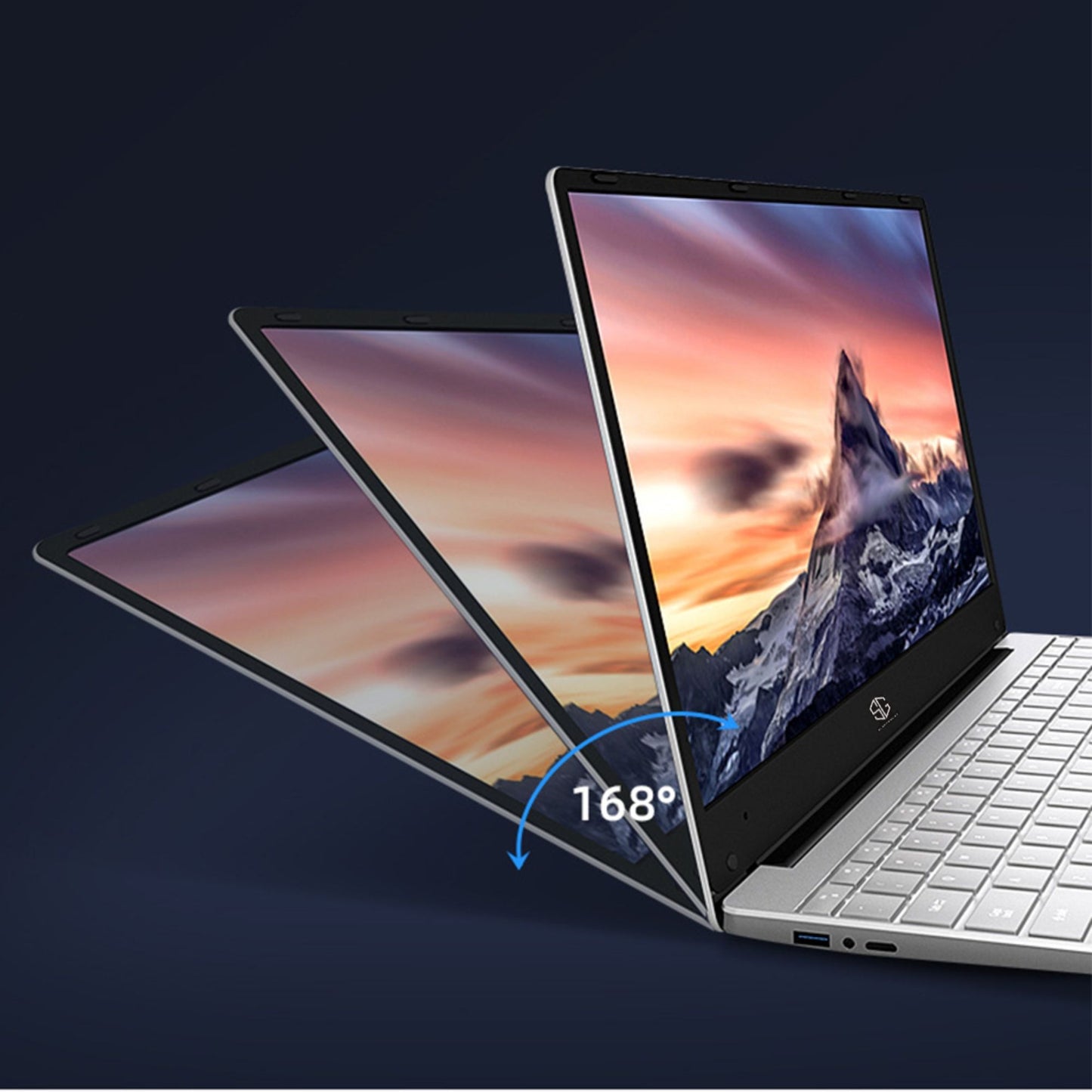 Pc Portatile SG, Processore N5095 4 Core 2.9Ghz, Ram 16Gb, SSD 512Gb, Display 15,6" FHD, Tastiera Retro con Finger Print